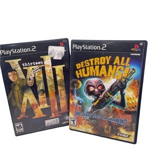 Two PS2 video games Thirteen & Destroy All Humans